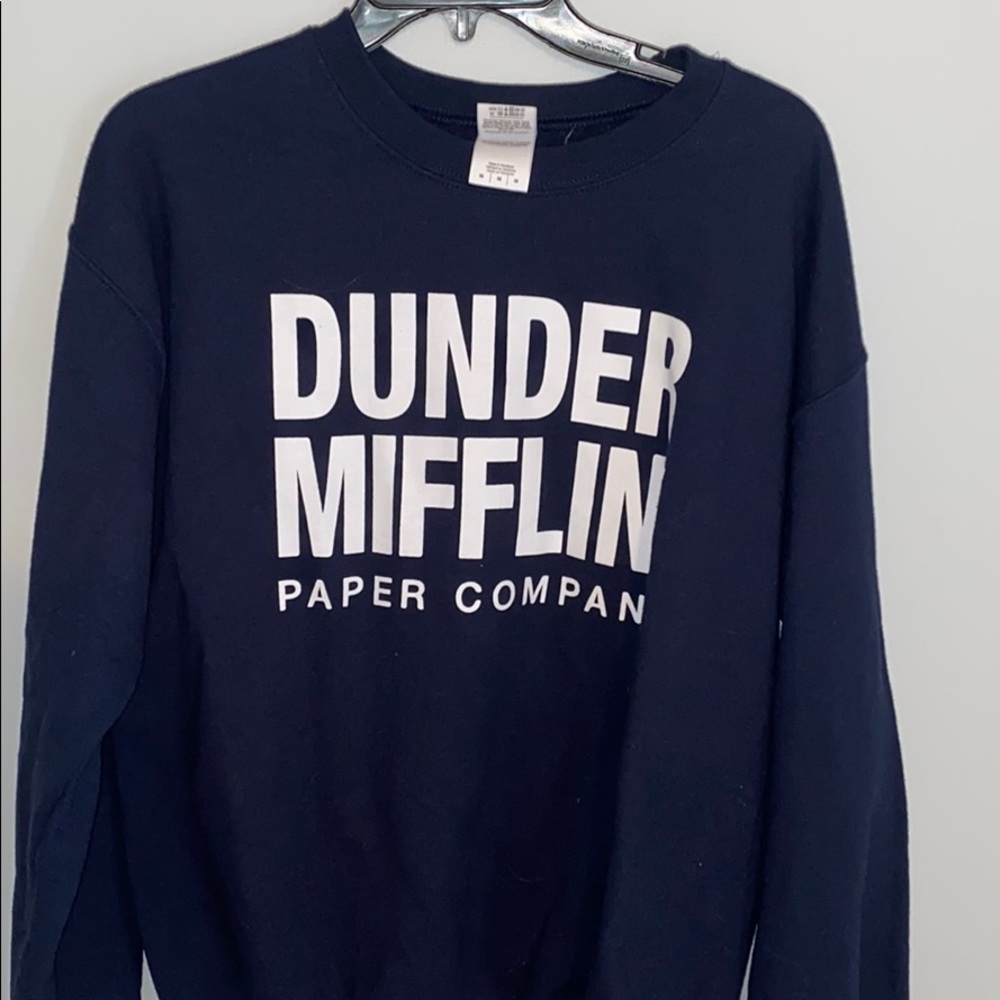 Dark blue Dunder mifflin sweatshirt
